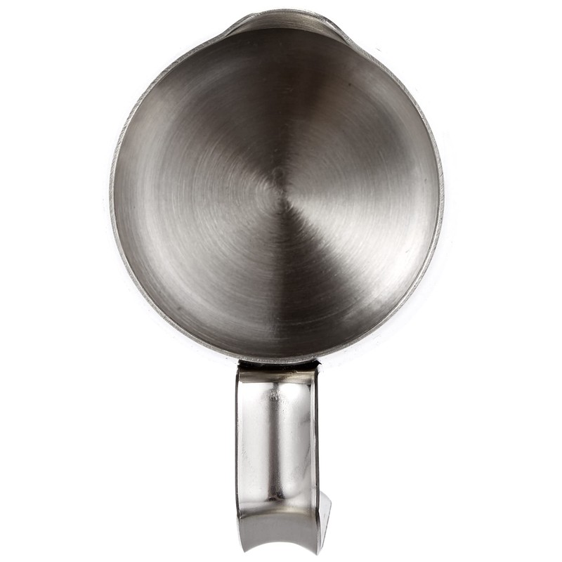 Cilio 0000201383 Latte Macchiato Kännchen, Edelstahl, silber, 6,4 x 7,4