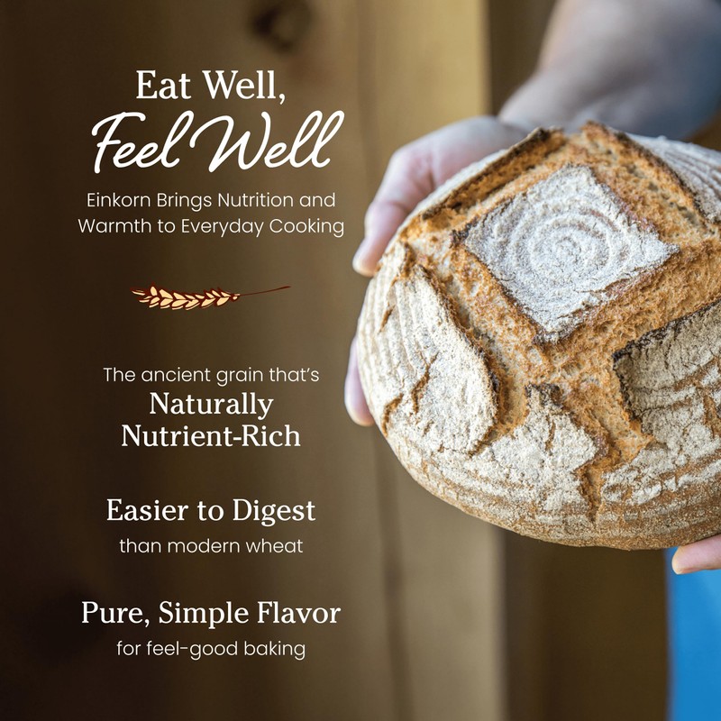 Jovial Organic Einkorn Unbleached All Purpose Flour - Bread Baking