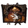 Pure Country Weavers All Burned Out Cat Blanket by Charles