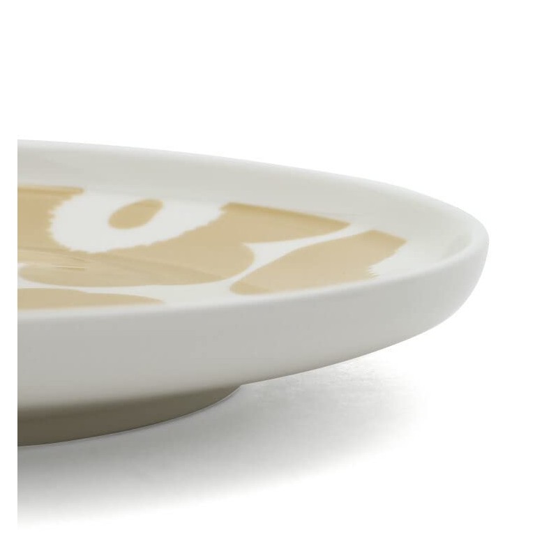 Marimekko 067956 180 Plate 9.8 inches (25 cm) Unikko White