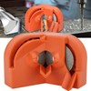 Tgoon Drill Bit Sharpener, Plastic Orange Drill Bit Grinding Sharpener