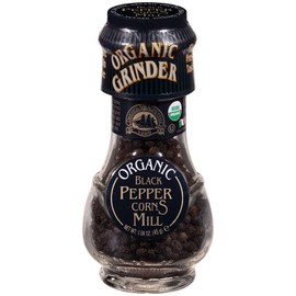 Drogheria & Alimentari Organic Black Pepper Corns Mill 1.59 oz (Pack of 2)