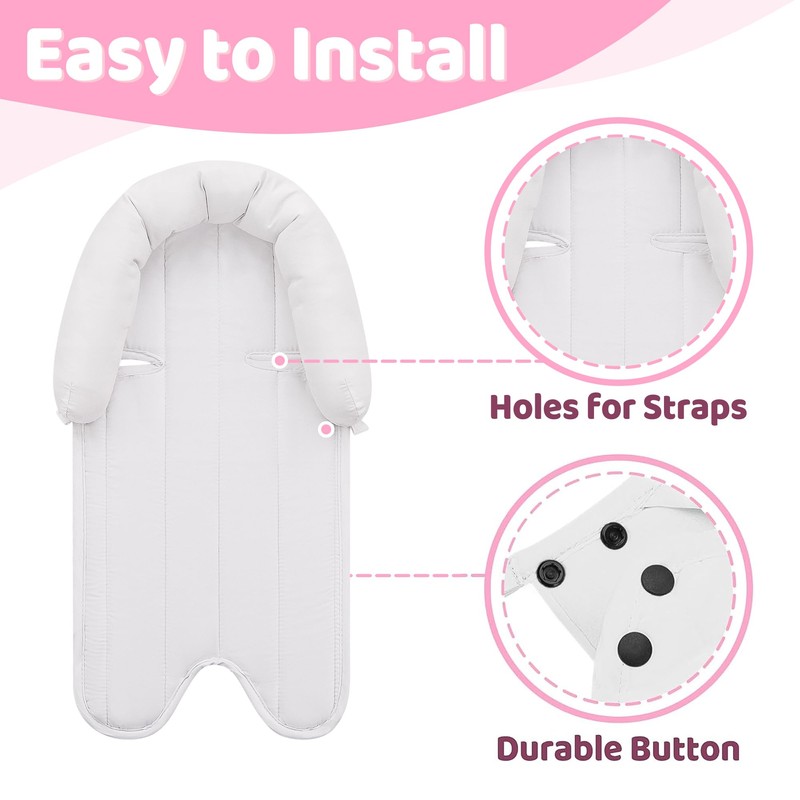 Pro Goleem Infant Car Seat Insert, Babybody Support for Toddler,