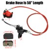 YOXUFA Mini Bike Hydraulic Disc Brake Caliper Kit Replacement for