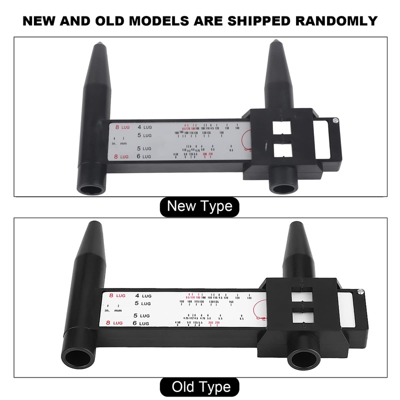 Acouto Wheel Bolt Pattern Tool Car Wheel Rim Bolt Pattern