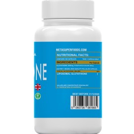 Glutathione Supplement 2000mg | 120 Capsules | 1-A-Day, 4 Month Supply | Liposomal Max Absorption | Supports Liver Detox, Cell Repair & Immune Support | Vegan | No Fillers | Non-GMO | UK Company