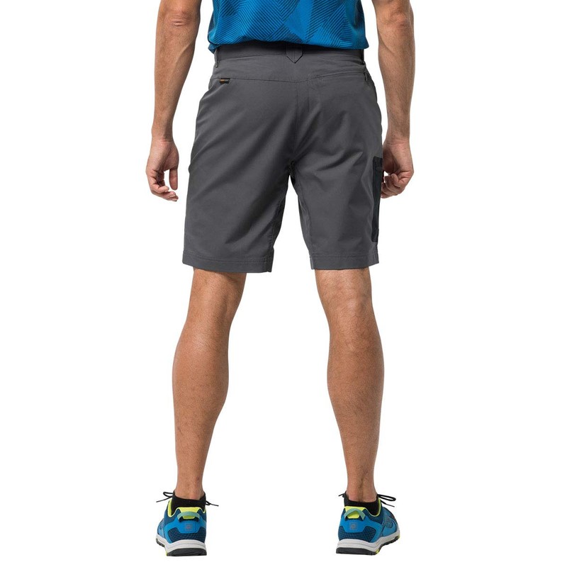 Jack Wolfskin Active Track Men's Shorts, Grey (dark iron), 35