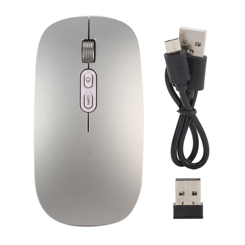 Mouse Bluetooth/2.4Ghz Wireless Optical Silent for Computers 1600DPI Low Power