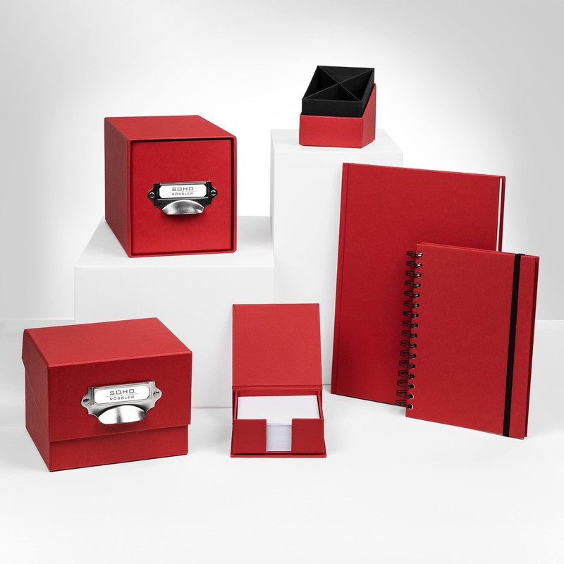 Rössler Soho Desk Top Pencil - Tidy Red