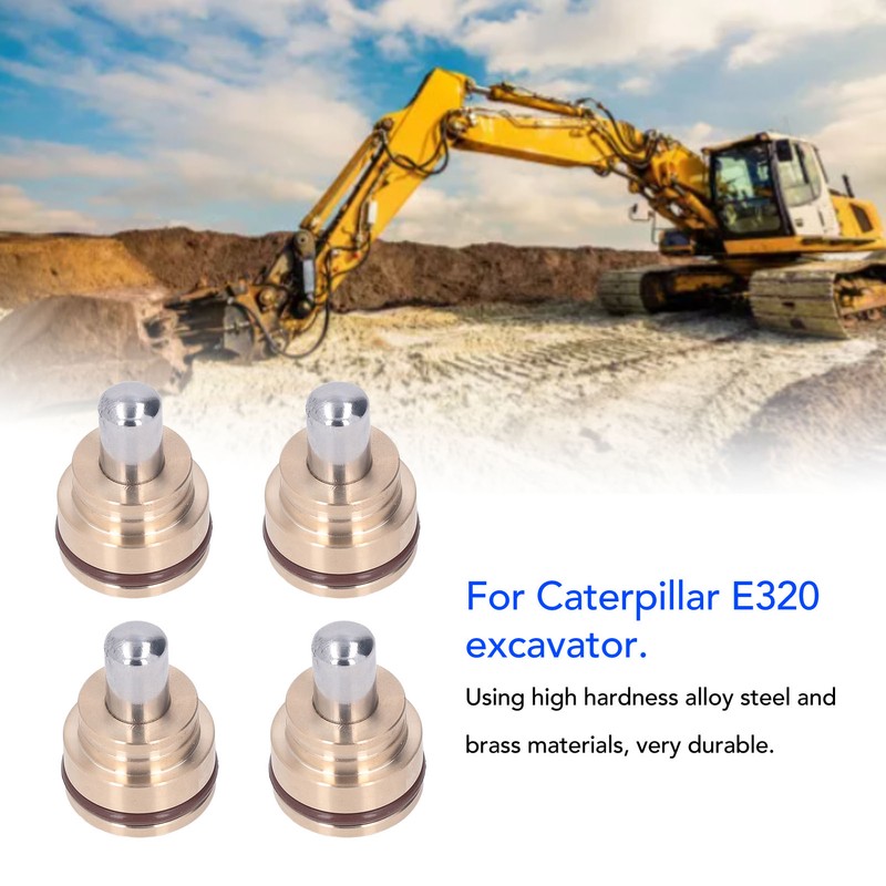 4Pcs Joystick Button Control Valve Excavator Accessory Set Kit for