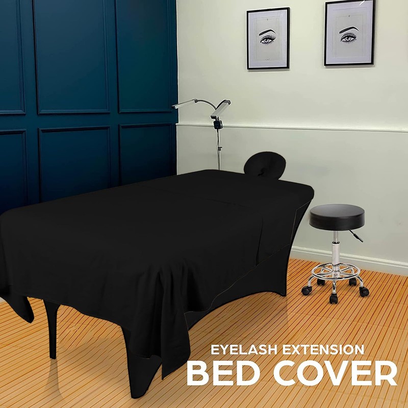 3 Piece Microfiber Massage Table Sheet Set, Beauty Massage Bed