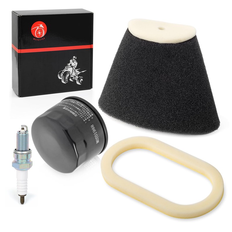 Air Filter foam and Oil Filter + Spark Plug 2001