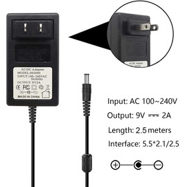 FEIYIU 9V Power Adapter Charger Compatible with for ​BOSS Roland PSB-1U PSB1U,BOSS Roland GT-10 GT-10B BCB-60 Bass Effect Pedal Board,Multi-Effects Guitar,Zoom Guitar Multi Effects Pedal Power Supply