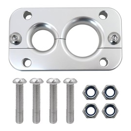 Qblahip 01232023 for Holley Terminator X Max Firewall Pass Through - Eliminates Gromet in Fire Wall - Bulkhead Wiring Harness, Aluminum