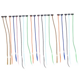 LALAFINA 20pcs Hair Extensions Random Color Clip Wigs for Elegant Styles for Prom Weddings Daily Fashion Lightweight Comfortable for All-day Wear