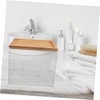 FRCOLOR Clear Acrylic Tissue Box Holder Stylish Face Towel Storage
