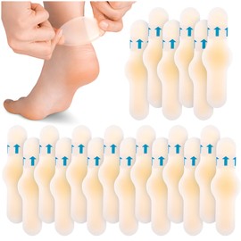 SULPO Plasters Set of 20 - Hydrocolloid Plasters Against Blisters, Plasters Large Anti - Bubbles - Waterproof, Transparent Gel Plasters Against Blisters - Heel Plasters