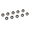 Kyosho Curved Washers, 3 mm, Gun Metal, Pack of 10