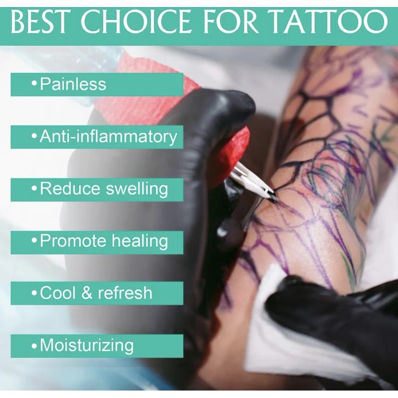 Crema Anestésica Reparadora Tatuaje Antes Después Hidrata