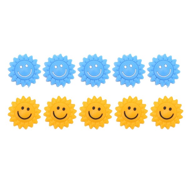 10Pcs Silicone Tennis Racket Vibration Dampeners Sunflower Tennis Racket Shock