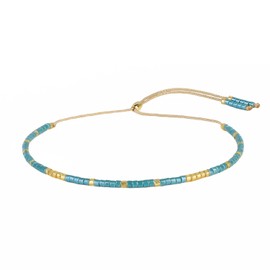 KELITCH Handmade Colorful Beaded Fine Chain Friendship Bracelet Women Beach Bracelet