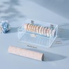 Lolalet Acrylic Bracelet Organizer Box, Clear Jewelry Display Holder for