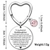 TTOVEN Goddaughter Keyring - Goddaughter Gifts from Godfather & Godmother