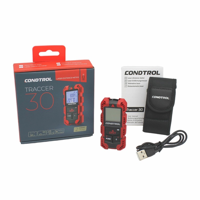 CONDTROL TRACCER 30 Rangefinder Range 0.03-30m Range - Accurate Measurement