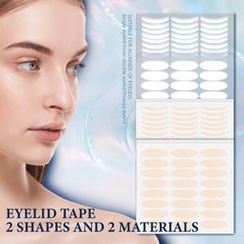 768PCS Eyelid Tape-Eyelid Lifter Strips-Eyelid Tape for Hooded Eyes Invisible-Surgery-Free Instant Eye Lift for Uneven or Single Eyelids, Say Goodbye to Hoods, Sagging Eyelids,Newly Upgraded