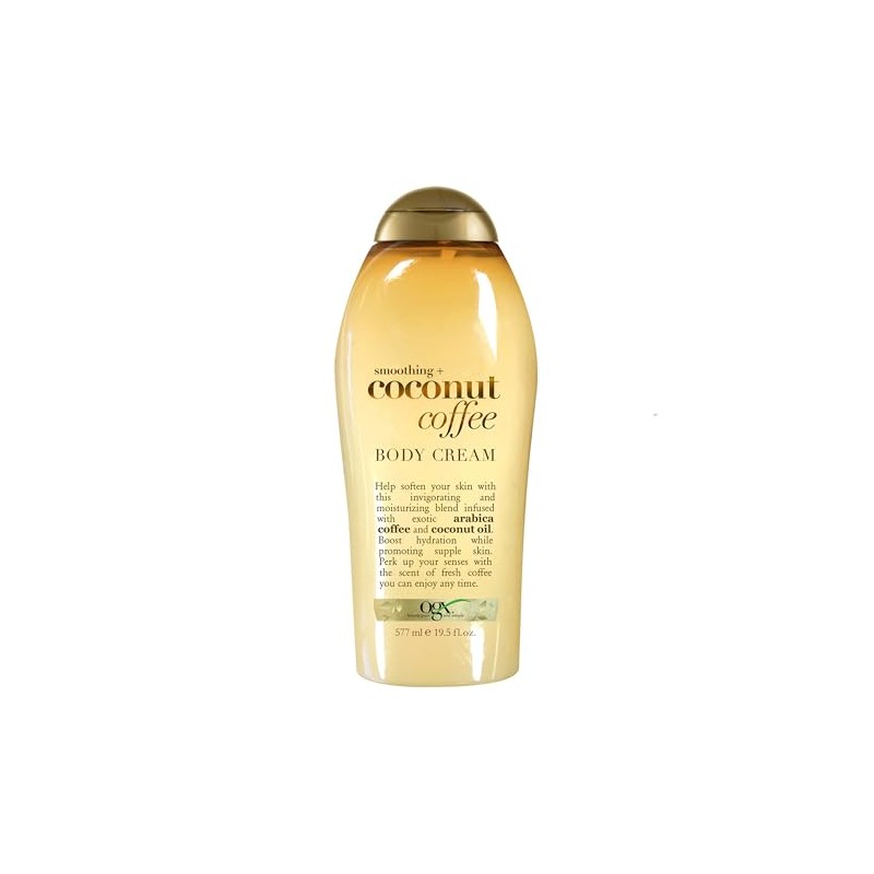 OGX, Crema Corporal Suavizante de Coco y Caf, 577 ml