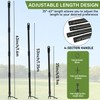 Socpuro 63" Weed Puller Tool with Extended Handle, 4 Claw