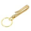 PATIKIL U Shape Hook Keychain, 2.4 Inch Long Solid Brass