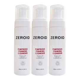Zeroid Pimple Probe Foaming Cleanser 200ml 3 Pieces / Circle / 제로이드 핌프로브 포밍 클렌저 200ml 3개  써클