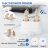 K&FCOPTEE Digtal Invisible Rechargeable Hearing Aids For Seniors BTE With