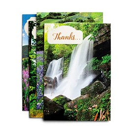 DaySpring - Thank You - Landscapes - 12 Boxed Cards, KJV (J1027), Multi