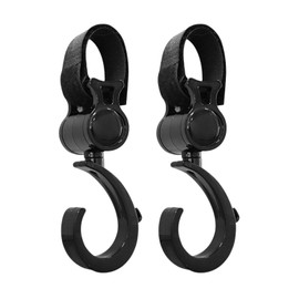 Itisyou Stroller Hooks, 360 Degree Swivel Bag Hook, Stroller Luggage Hook, Multi Hooks, Set of 2