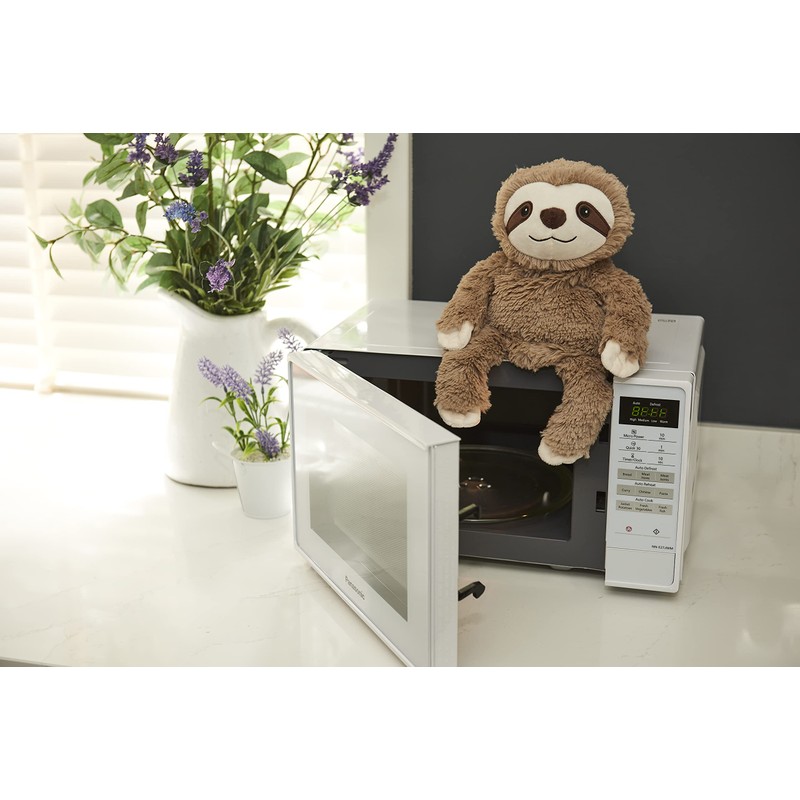 Warmies Heatable Plush Toy, Brown Sloth, Medium