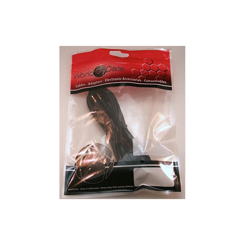 World of Data 0.5m 3.5mm Male Stereo JACK TO JACK