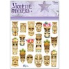 Violette Stickers Tikis