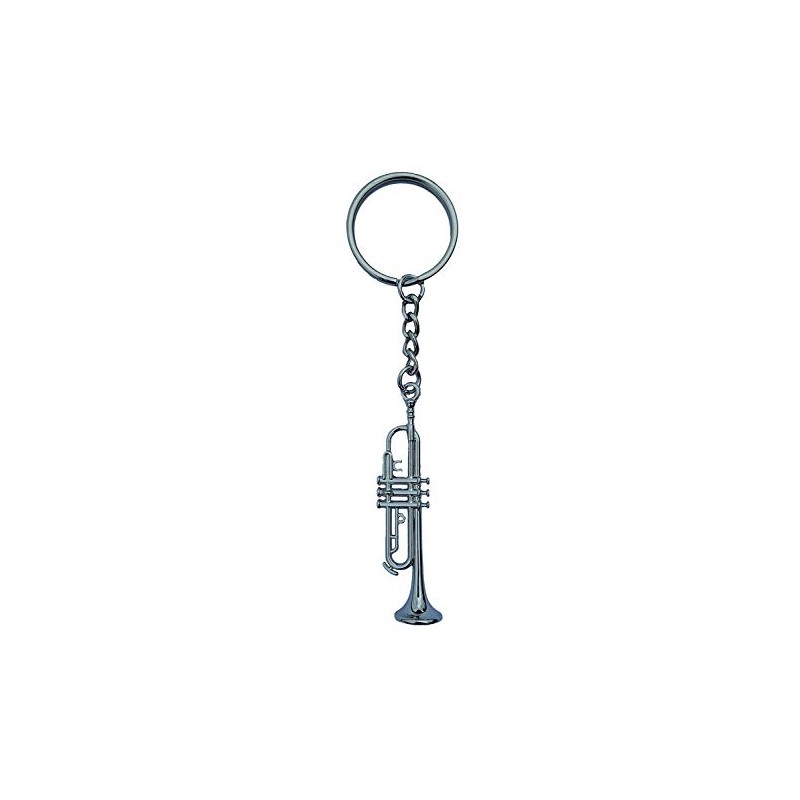 Trumpet Keyring in gift pouch - 3D design Great teacher