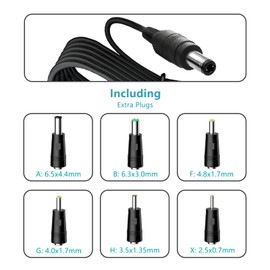 DC 15V 1A Adapter Charger Charging Cable Cord for Peak 450A 500A 600A 800A 1000A Auto Battery Booster Jump Starter, Compatible Beatit,Tacklife,Gooloo & More Portable Car Jump Starter