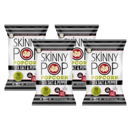 Undisclosed SkinnyPop Sea Salt & Pepper Popcorn, Gluten Free, Non-GMO, Healthy Popcorn Snack