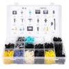 ANCLLO 730Pcs Car Plastic Rivets Fasteners Push Type Pin Rivets