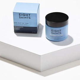 Eight Saints Zen Out Of Ten Bamboo Detox Exfoliante facial, exfoliante facial diario natural y orgánico con fibras de bambú para desatascar los poros,