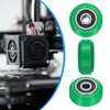 uxcell 4Pcs 3D Printer Wheel with 625RS Linear Bearing, 3D