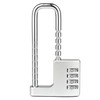NBYT Cabinet Lock,Combination Padlock,Gym Locker Lock Code Long Adjustable Shackle