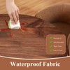 Round Tablecloth Diameter 48 Inches (120 cm) with Elastic Band,