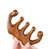 DFsucces Massage Comb, Sandwood Comb, Half Moon Comb, Scalp Massage,