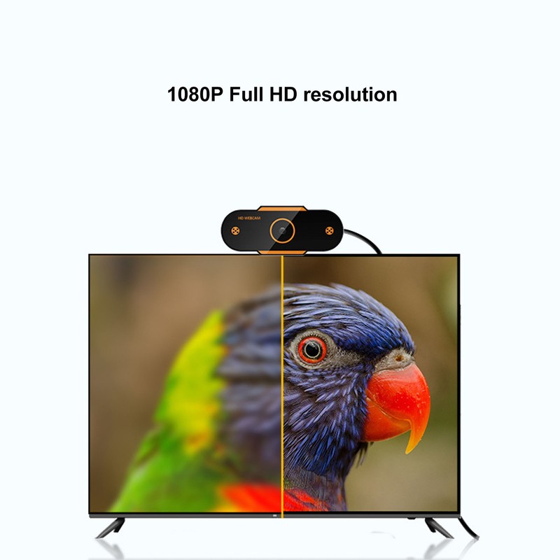 Live Streaming Camera Orange 1080P 2K High Definition Picture Quality