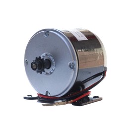 TRKIMAL Small Brushed Permanent Magnet Electric Motor, 24V DC 250W/350W 2750RPM Brushed Electric Motor, for Wind Turbine PMA E Scooter Drive Speed Control (350W)